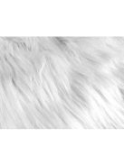 Langes Kunstfell-Weiß