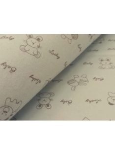 Mintás flanel-Drapp „Lucky Baby”