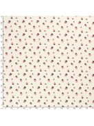 Bolyhos futter - eper ecrü alapon