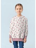 Bolyhos futter - eper ecrü alapon