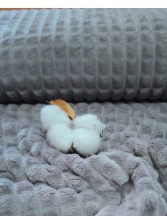 Jacquard Léda – Prémium minky anyag-szürke