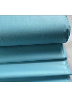 Azúr kék, egyszínű pamutvászon