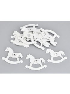 fehér fa retro hintaló