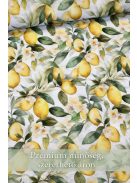 Citromos vízlepergető textil