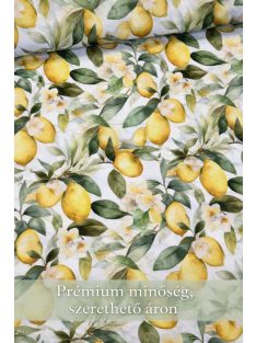 Citromos vízlepergető textil