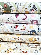 Abstraktné pruhy - hnedé (šírka 240 cm)