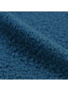 Bouclé anyag (95% poliészter, 5% gyapjú)-sötét farmer