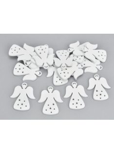 Fehér fa angyal  glóriával