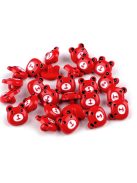 Mackó műanyag gyermek gomb- 28"-es /1 csomag-10 db/