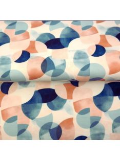 Mintás jersey -kör a körben absztrakt