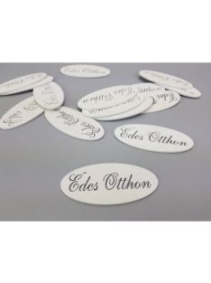 Édes otthon,ovál tábla