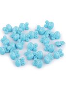 Masnis nyuszi műanyag gyermek gomb- 28"-es /1 csomag-10 db/