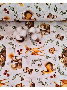 Abstraktné pruhy - hnedé (šírka 240 cm)