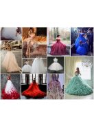 Extra széles, elasztikus tüll-azúr