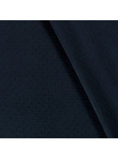 Dupla géz/muszlin pöttyös-sötét kék