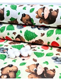 Abstraktné pruhy - hnedé (šírka 240 cm)