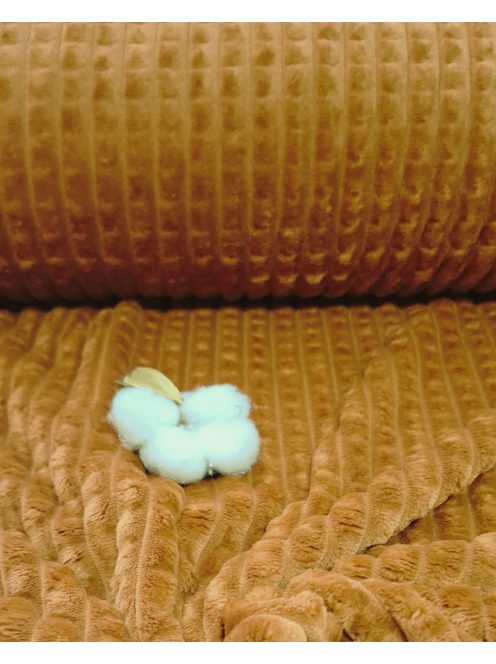 Jacquard Léda – Prémium minky anyag-arany