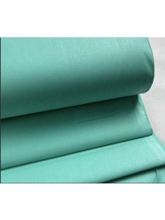Türkiz zöld egyszínű pamutvászon