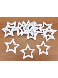 Lyukas csillag fehér