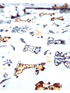 Abstraktné pruhy - hnedé (šírka 240 cm)