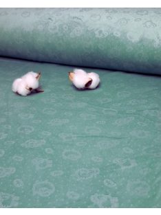 Nyomott mintás baby plüss báránykákkal-zsálya