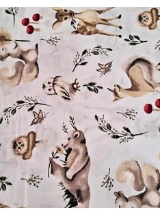 Abstraktné pruhy - hnedé (šírka 240 cm)