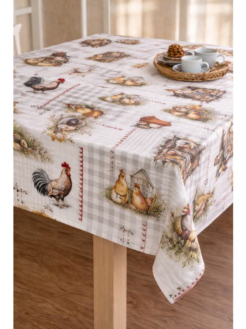 Farmház-vízlepergető textil