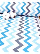 Článok - cik-cak vzor - ružová a šedá (šírka 240 cm)