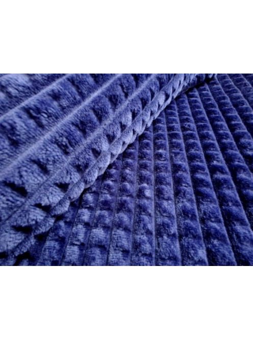 Jacquard Léda – Prémium minky anyag-királykék