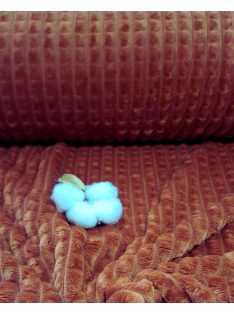 Jacquard Léda – Prémium minky anyag-rozsda