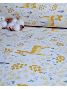 Őzike család-arany-szürke(240 cm széles)