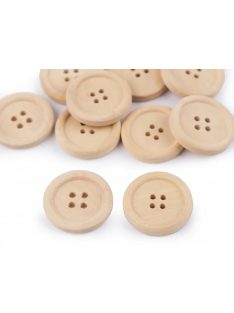 Fa gomb négylyukú 40""/1 csomag /10db/