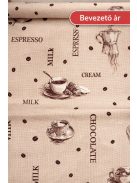 Kávé,csokoládé vízlepergető textil