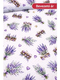 Levendulás vízlepergető textil