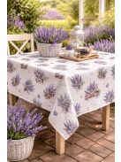 Levendulás vízlepergető textil