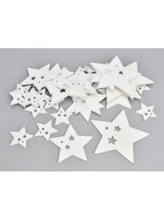 Fehér fa csillagos csillagok /közepes/