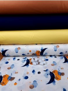   Roztomilý medvedík v pruhovanej mikine s kapucňou (šírka 240 cm)