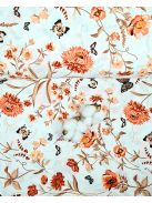 Virágos - narancs (240 cm széles)