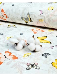 Hangulat pillangók-sárga-szürke (240 cm széles)