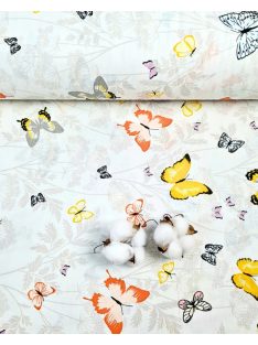 Hangulat pillangók-sárga-szürke (240 cm széles)